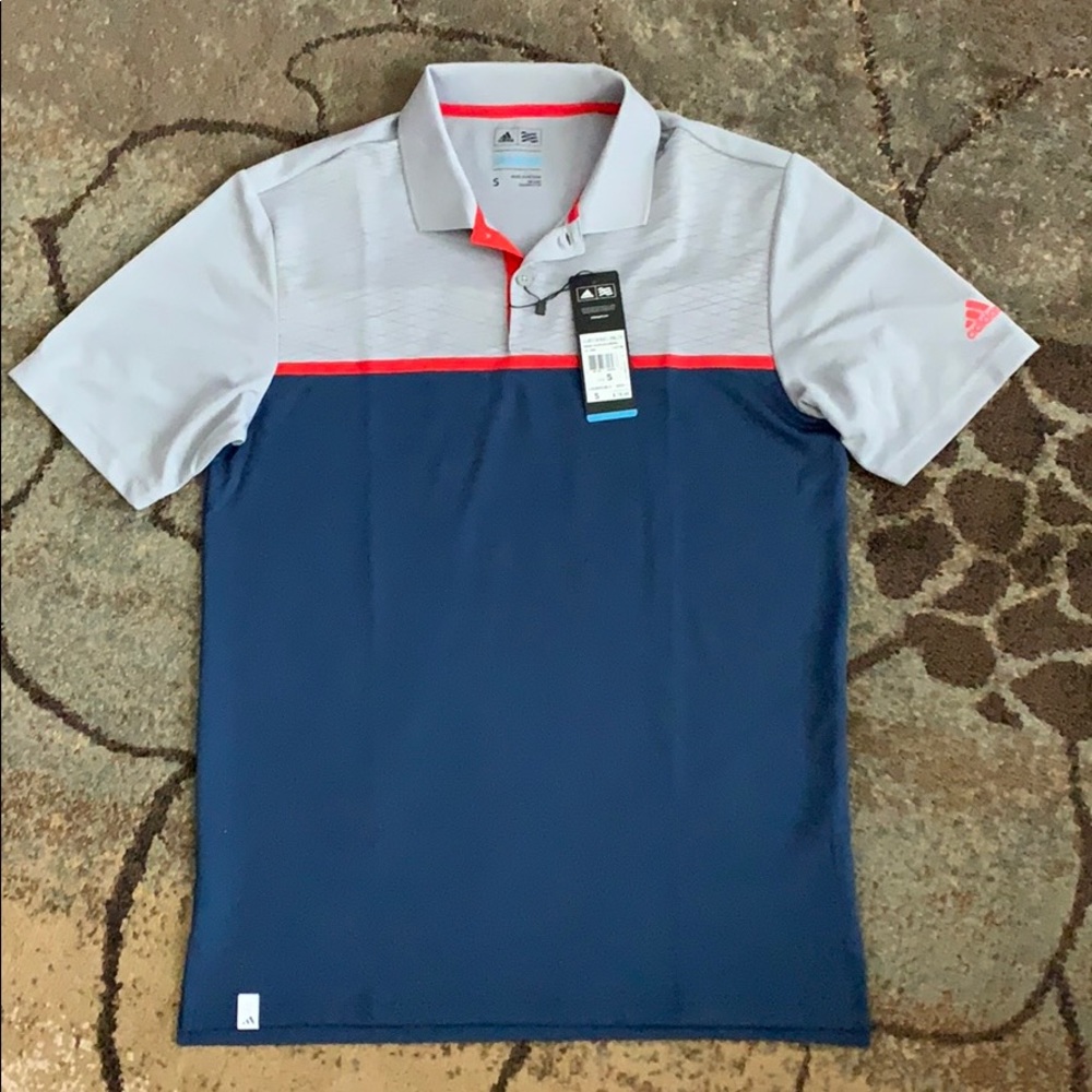 New Adidas Climacool Golf Shirt. Size Small.